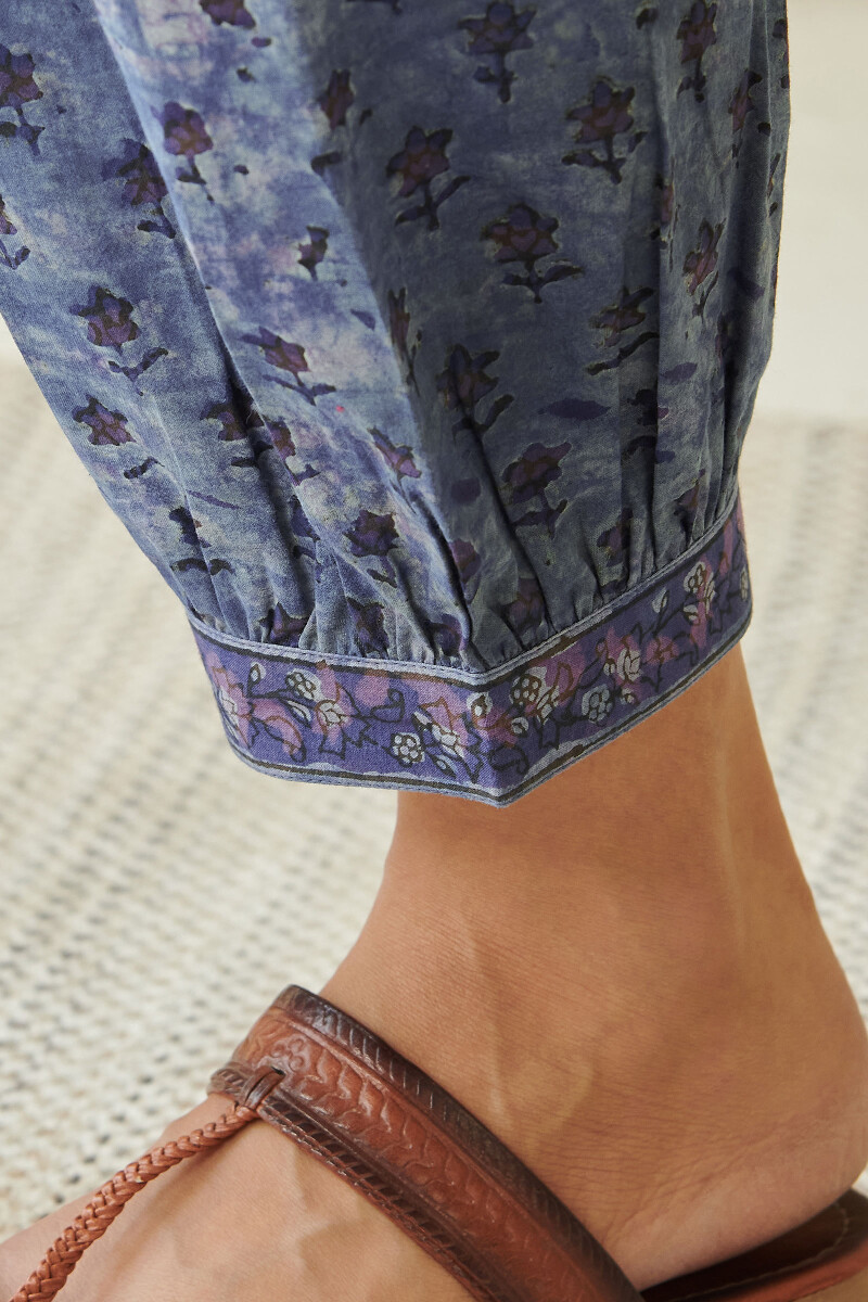 Akola Hand Block Printed Cotton Izhaar Pants