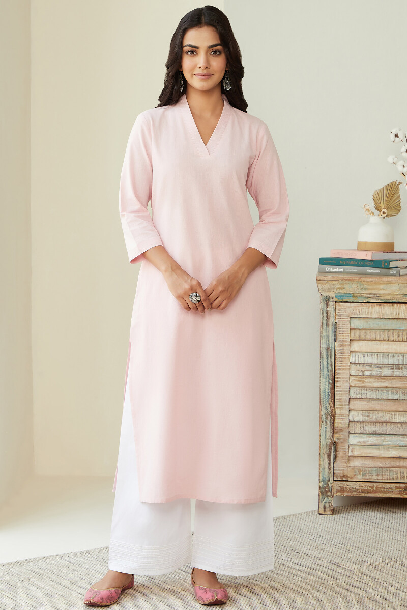 White Handcrafted Cotton Farsi