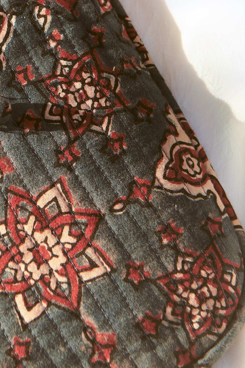 Ajrak Hand Block-Printed Cotton Sling Bag