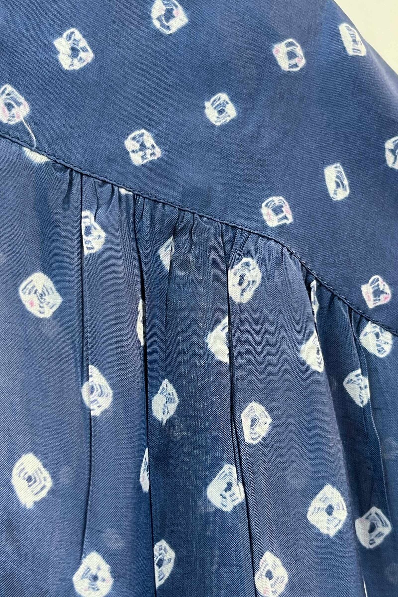 Hand Block-Printed Modal Top - Size L