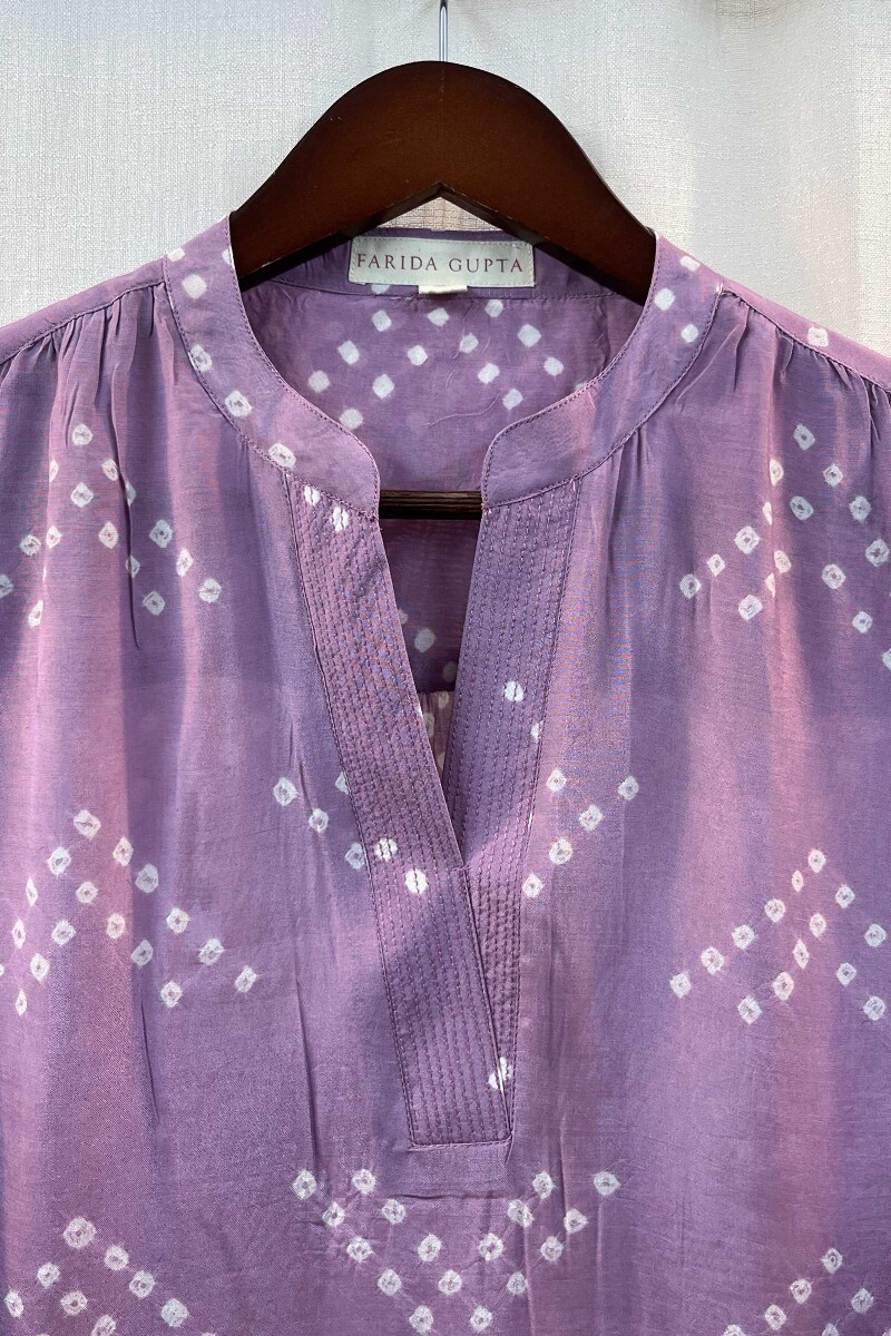 FG Specials: 1 of 1- Purple Bandhani Top