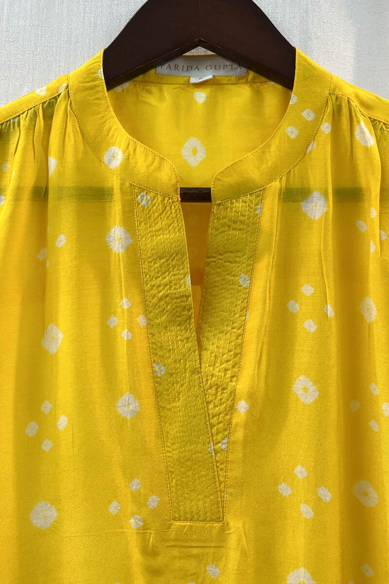 FG Specials: 1 of 1- Yellow Bandhani Top