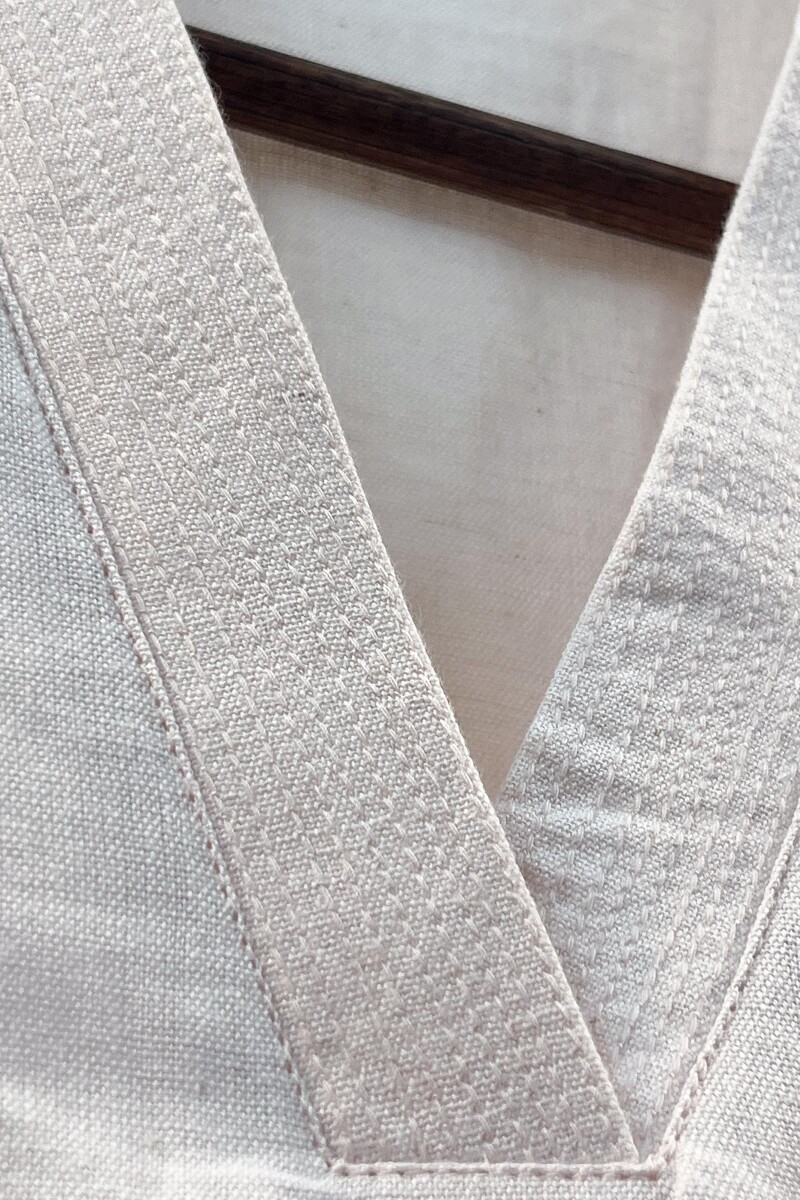 Baby Pink Handcrafted Straight Handloom Cotton Kurta
