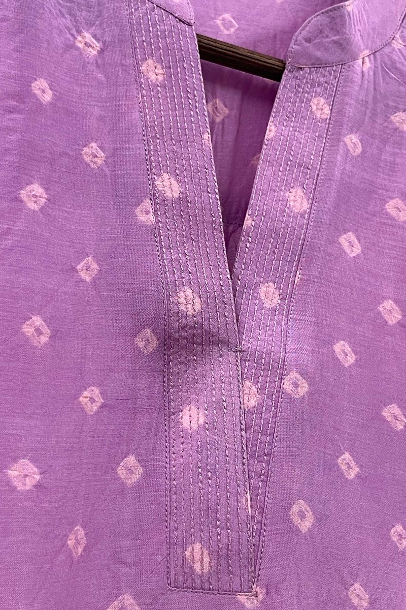 Bandhani Handcrafted Modal Top