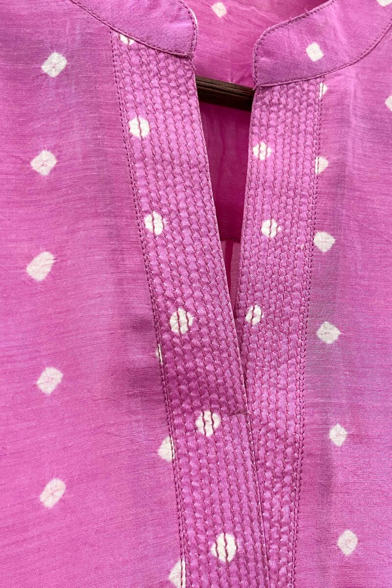 Bandhani Handcrafted Modal Top