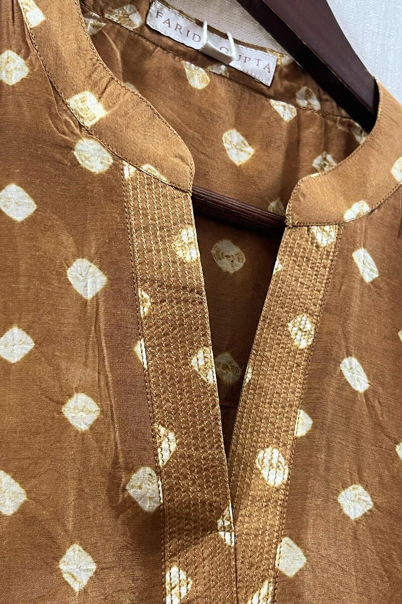 Bandhani Handcrafted Modal Top