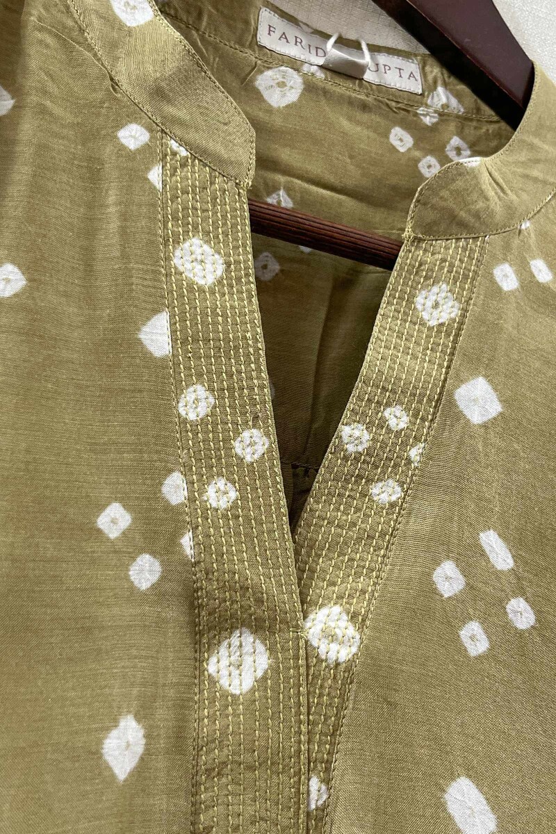 Bandhani Handcrafted Modal Top