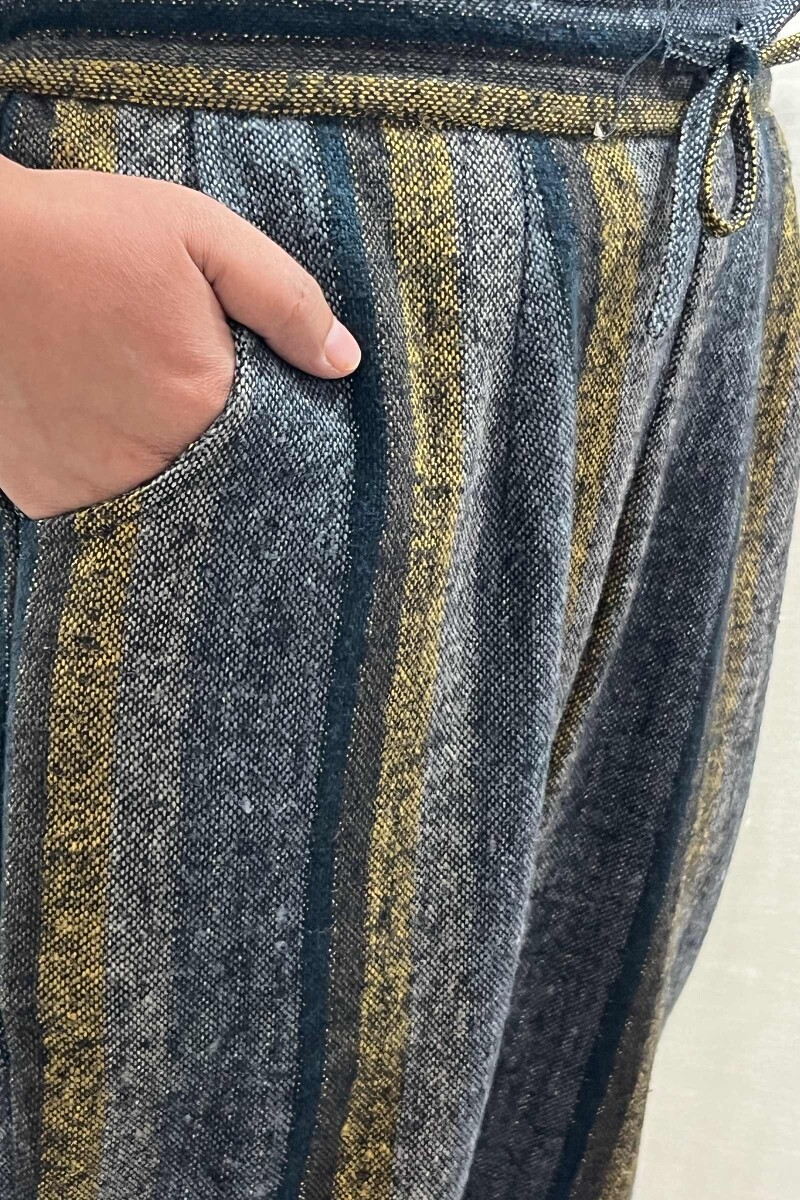 Indigo Handcrafted Handloom Cotton Pants