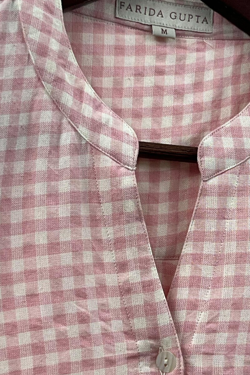 Pink Handcrafted Cotton Top