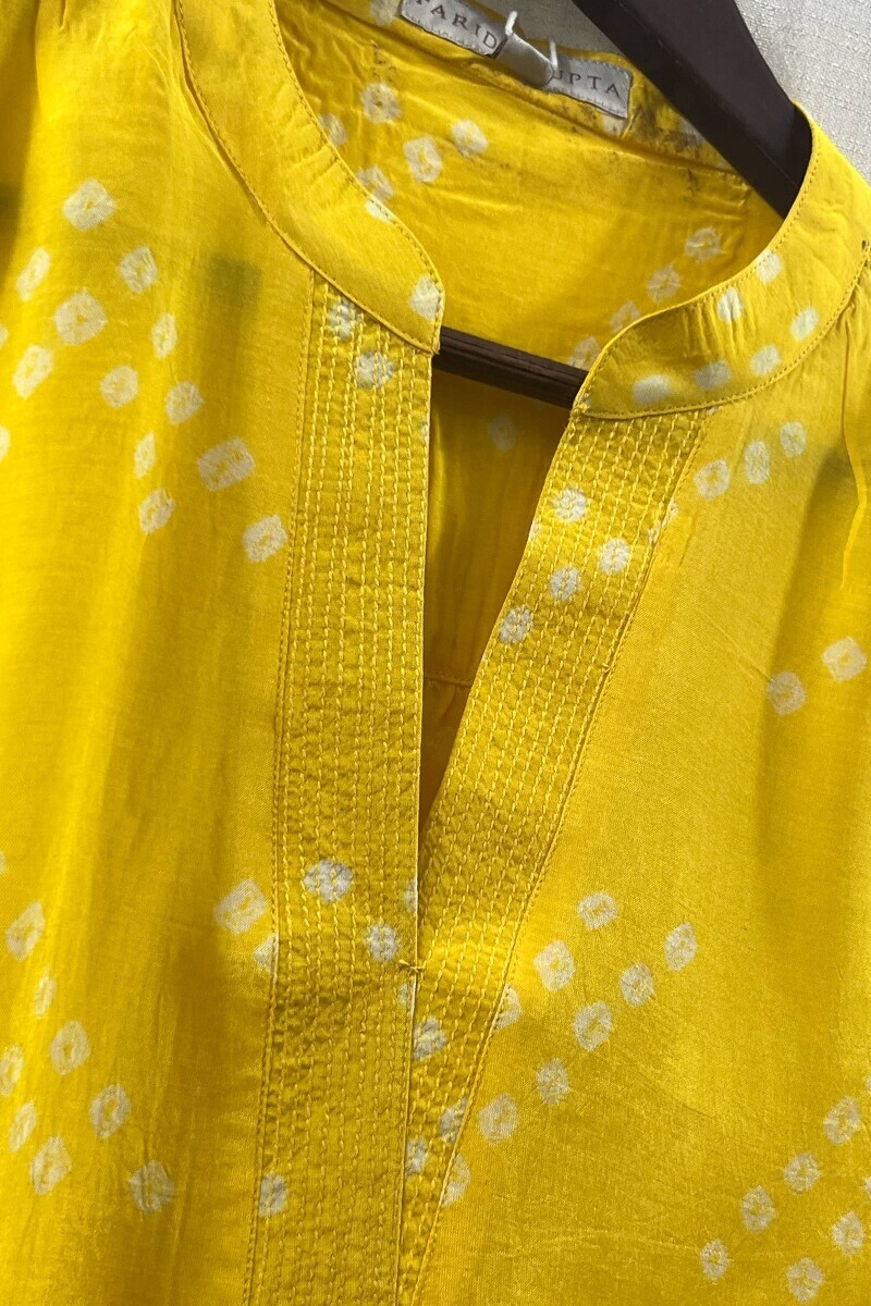 Bandhani Handcrafted Modal Top