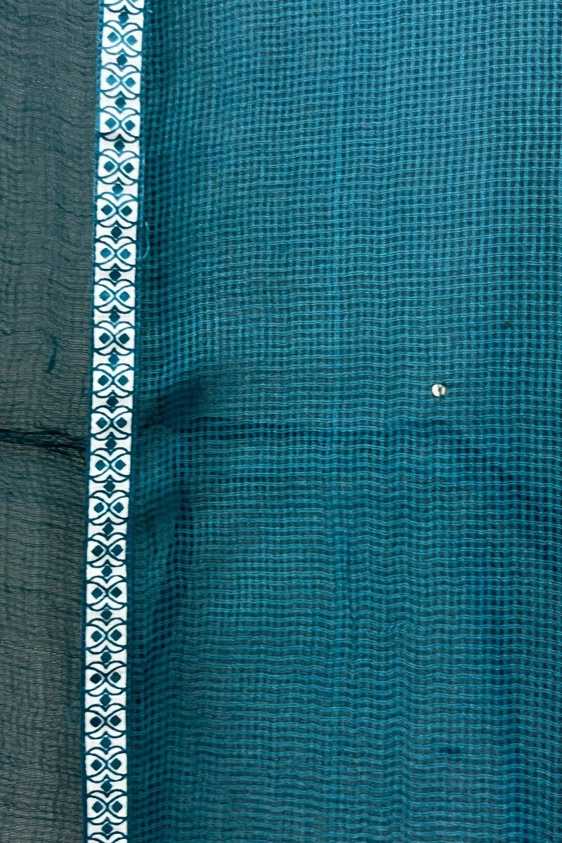 Blue Handcrafted Kota Dupatta