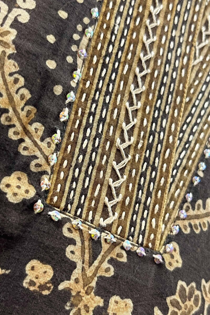 Ajrak Hand Block-Printed Straight Cotton Kurta