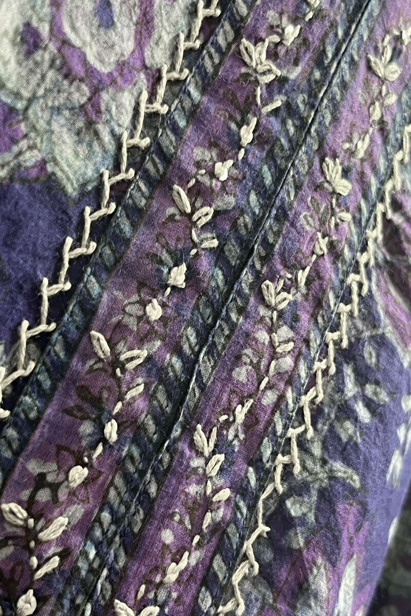 Akola Hand Block-Printed Straight Cotton Kurta