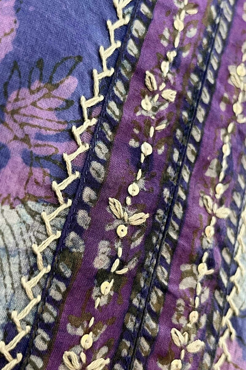 Akola Hand Block-Printed Straight Cotton Kurta