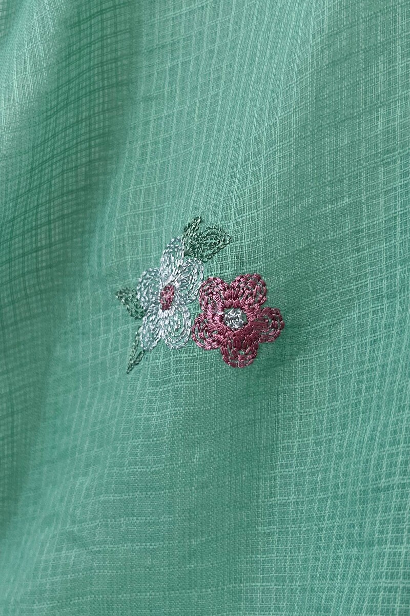 Green Handcrafted Kota Dupatta