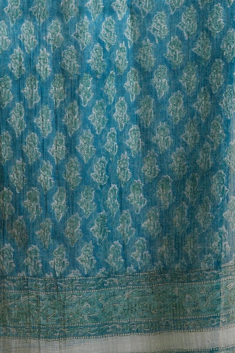 Sanganeri Block Printed Cotton Dupatta