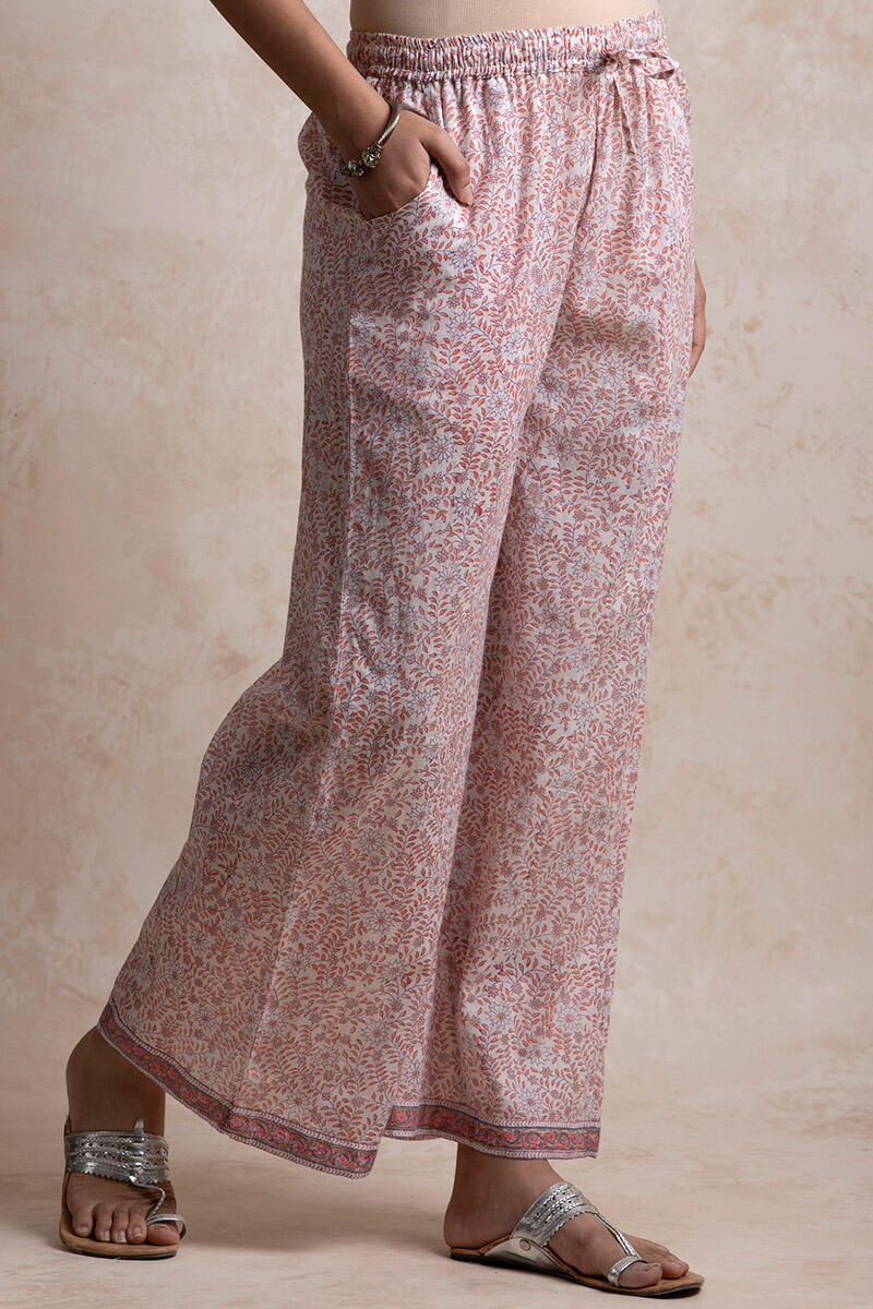 Sanganeri Block Printed Cotton Farsi Pants