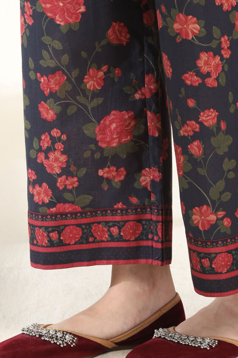 Black Printed Cotton Farsi