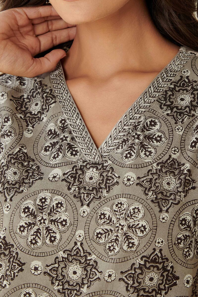 Bagru Hand Block Printed Cotton Top