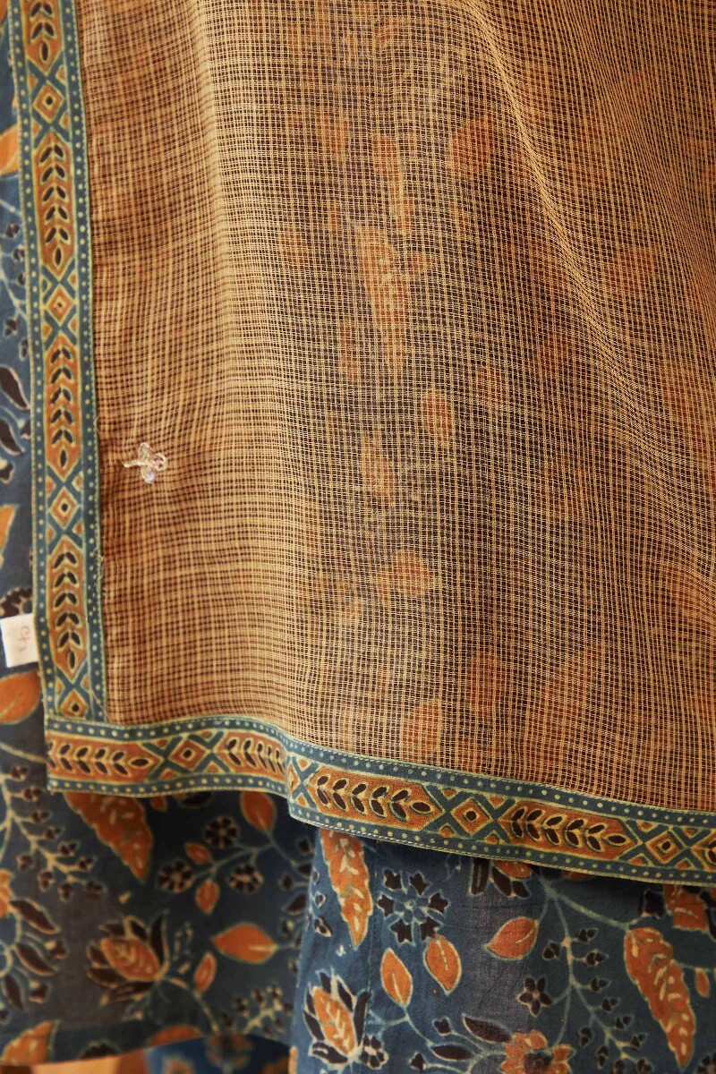 Mustard Handcrafted Kota Dupatta