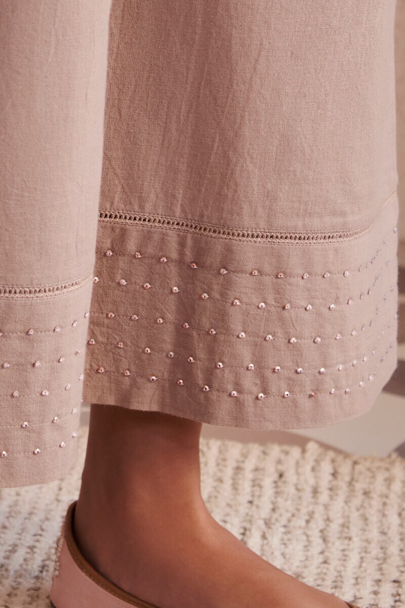 Grey Handcrafted Cotton Farsi