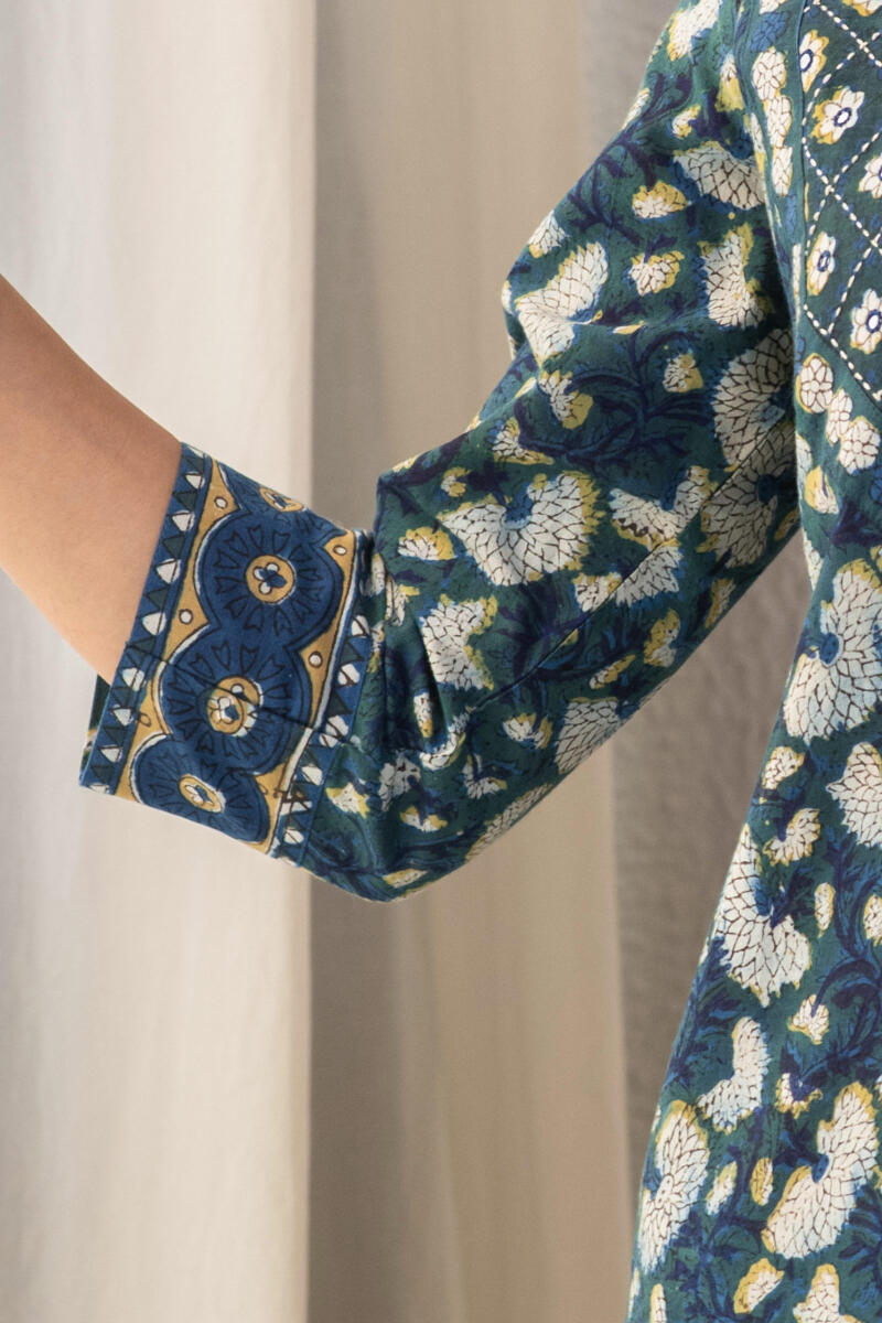 Bagru Block Printed Straight Cotton Kurta