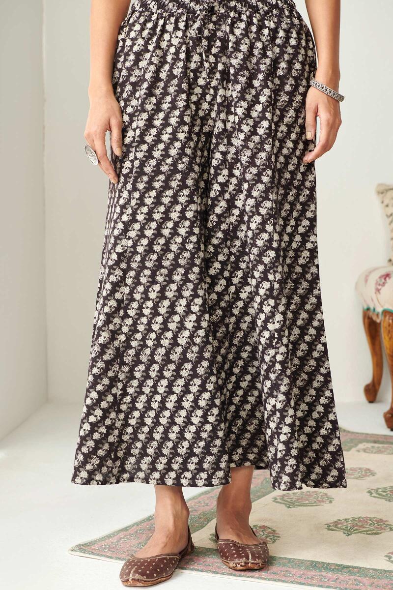 Bagru Hand Block Printed Cotton Sharara