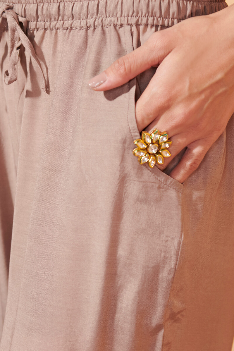 Brown Handcrafted Modal Farsi