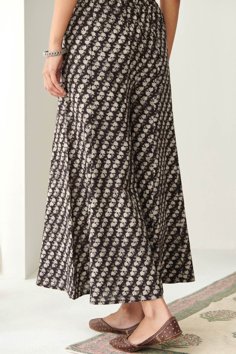 Bagru Hand Block Printed Cotton Sharara