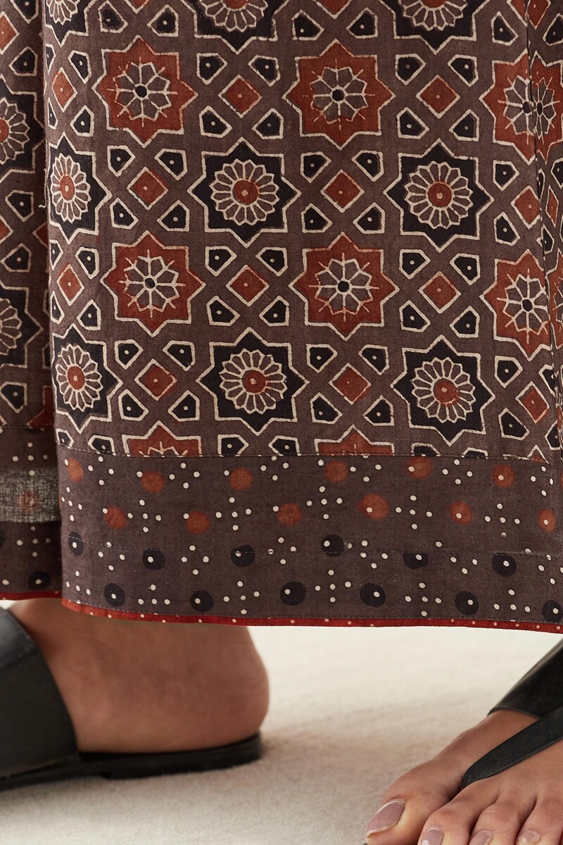 Ajrak Hand Block Printed Cotton Palazzos