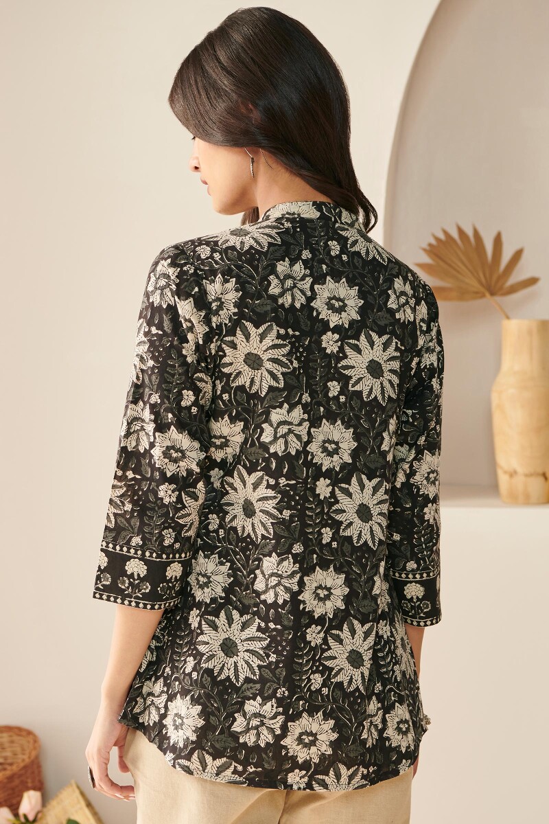 Bagru Hand Block Printed Cotton Top
