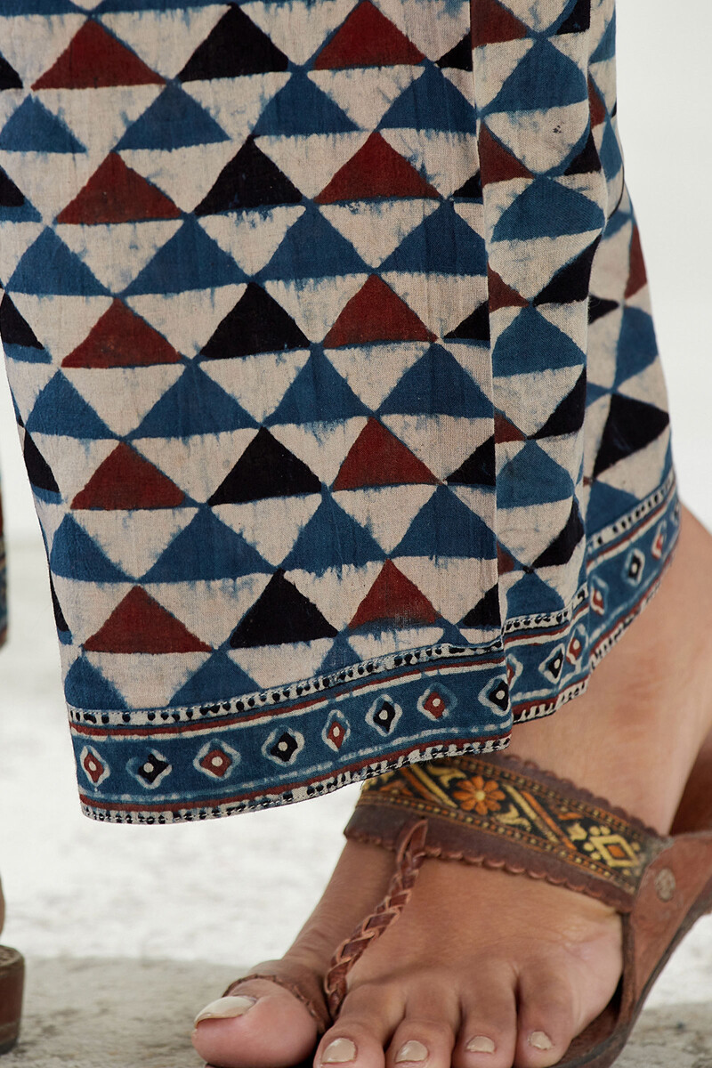 Ajrak Hand Block Printed Cotton Farsi