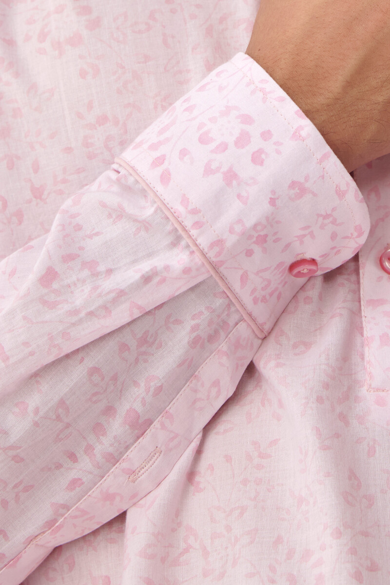 Pink Hand Block Printed Cotton Kurta