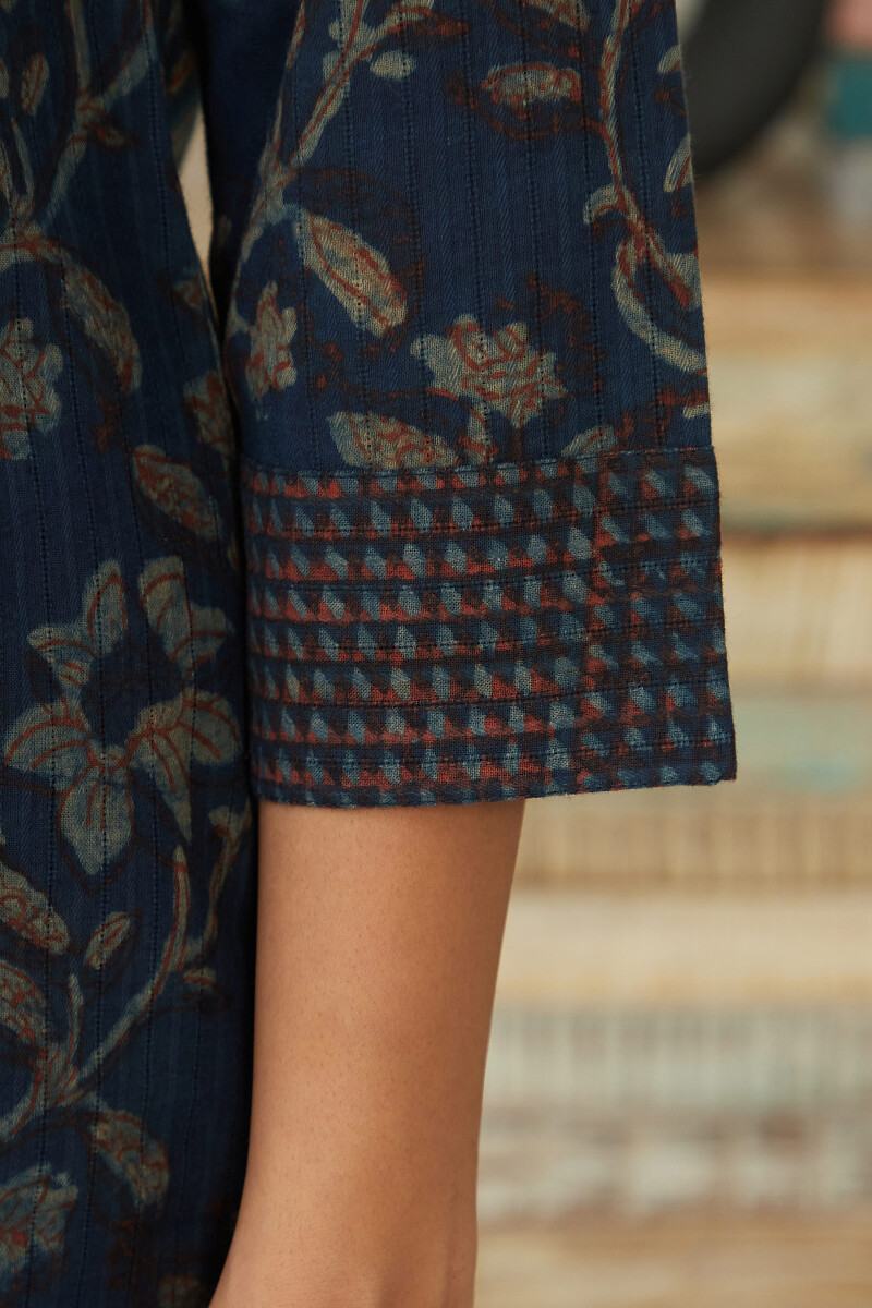 Akola Hand Block-Printed Cotton Top