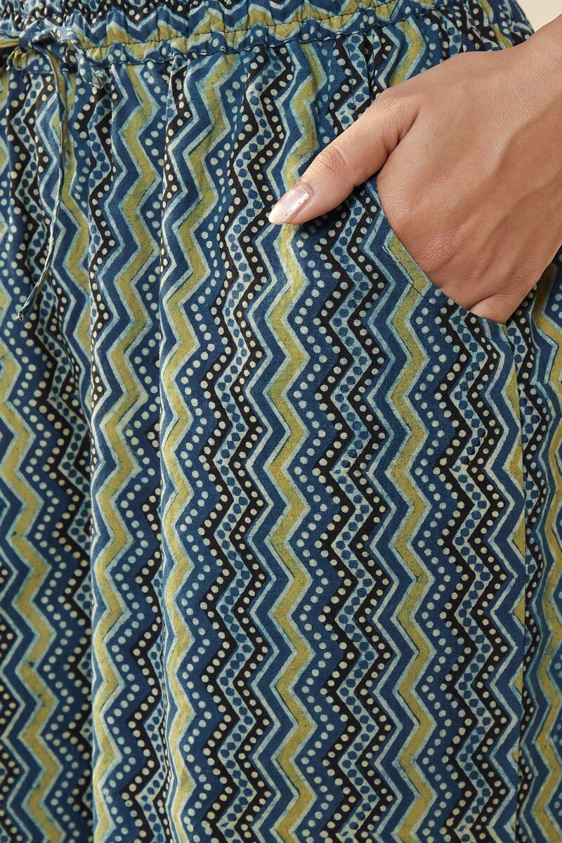 Ajrak Hand Block-Printed Cotton Farsi