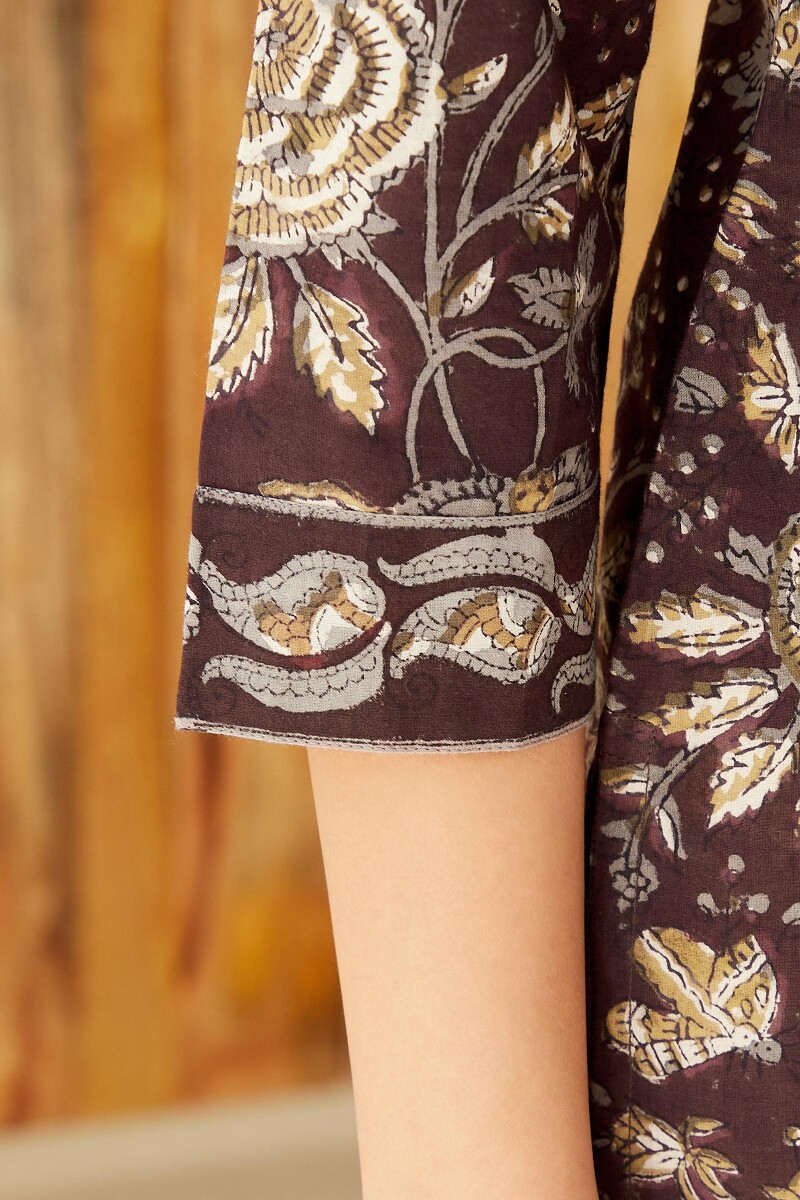 Bagru Hand Block-Printed Cotton Top