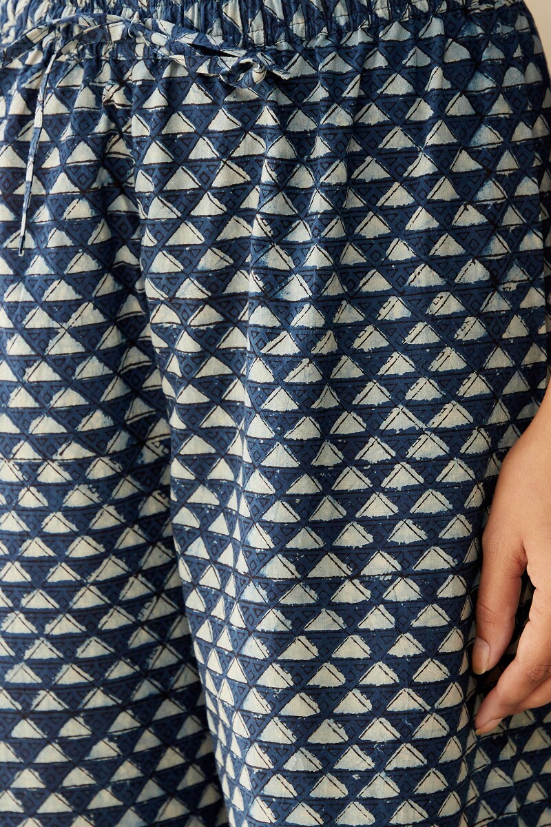 Bagru Hand Block-Printed Cotton Farsi