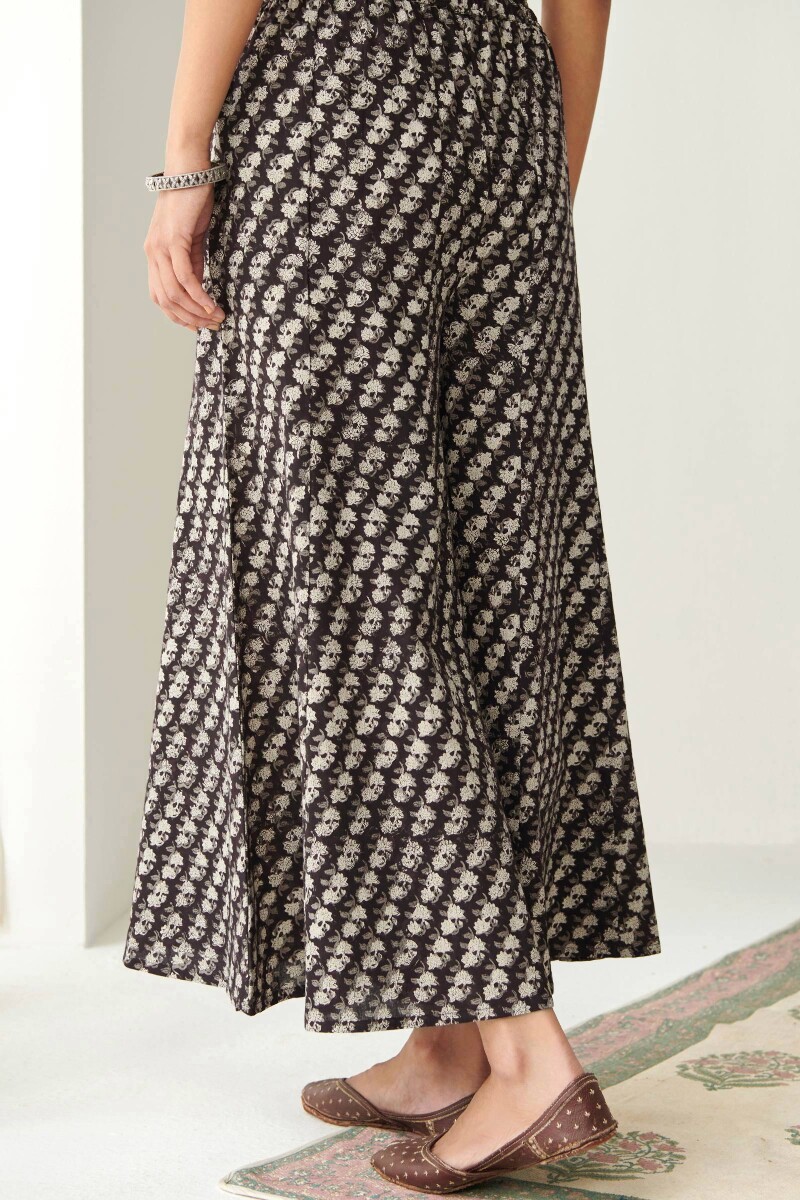 Bagru Hand Block-Printed Cotton Sharara
