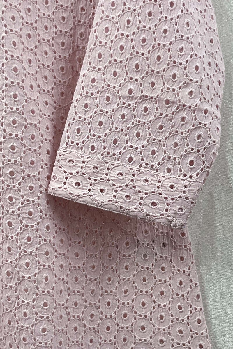 Baby Pink Handcrafted Cotton Top