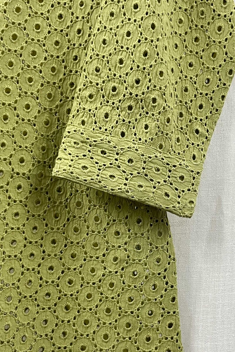 Green Handcrafted Cotton Top