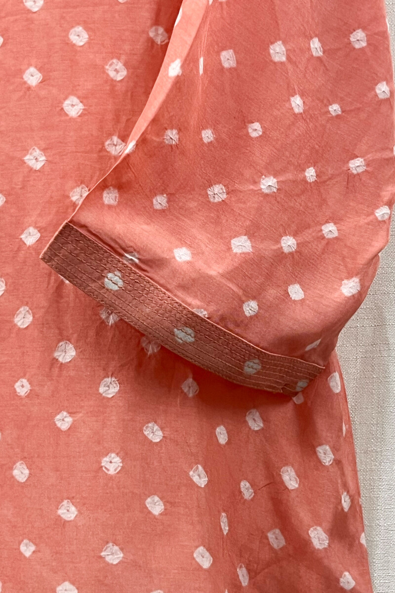 Bandhani Handcrafted Modal Top
