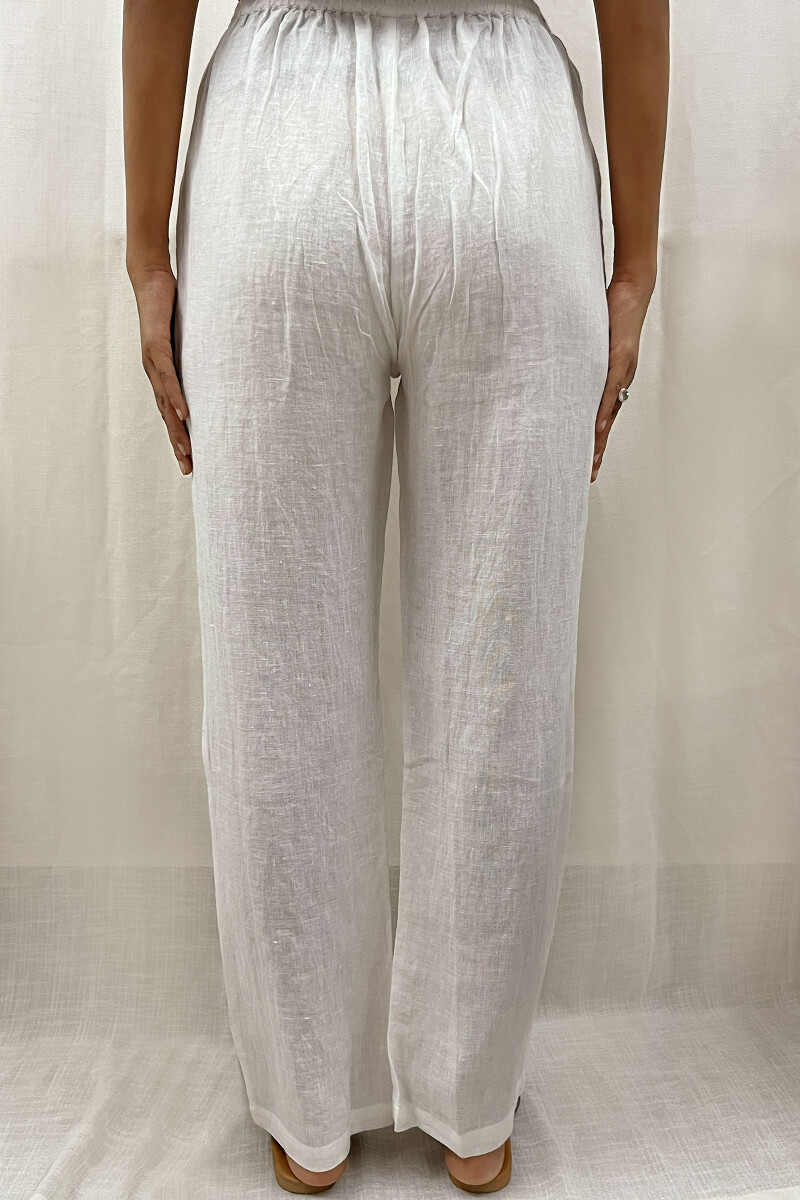 Pure linen pants clearance