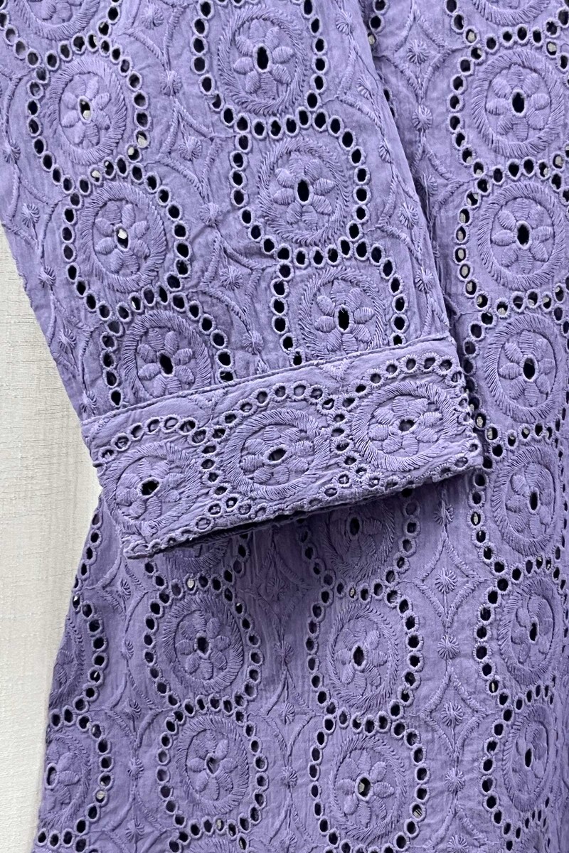 Purple Handcrafted Cotton Top