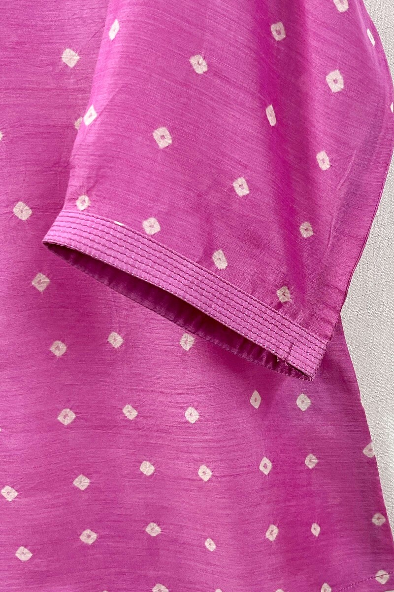 Bandhani Handcrafted Modal Top