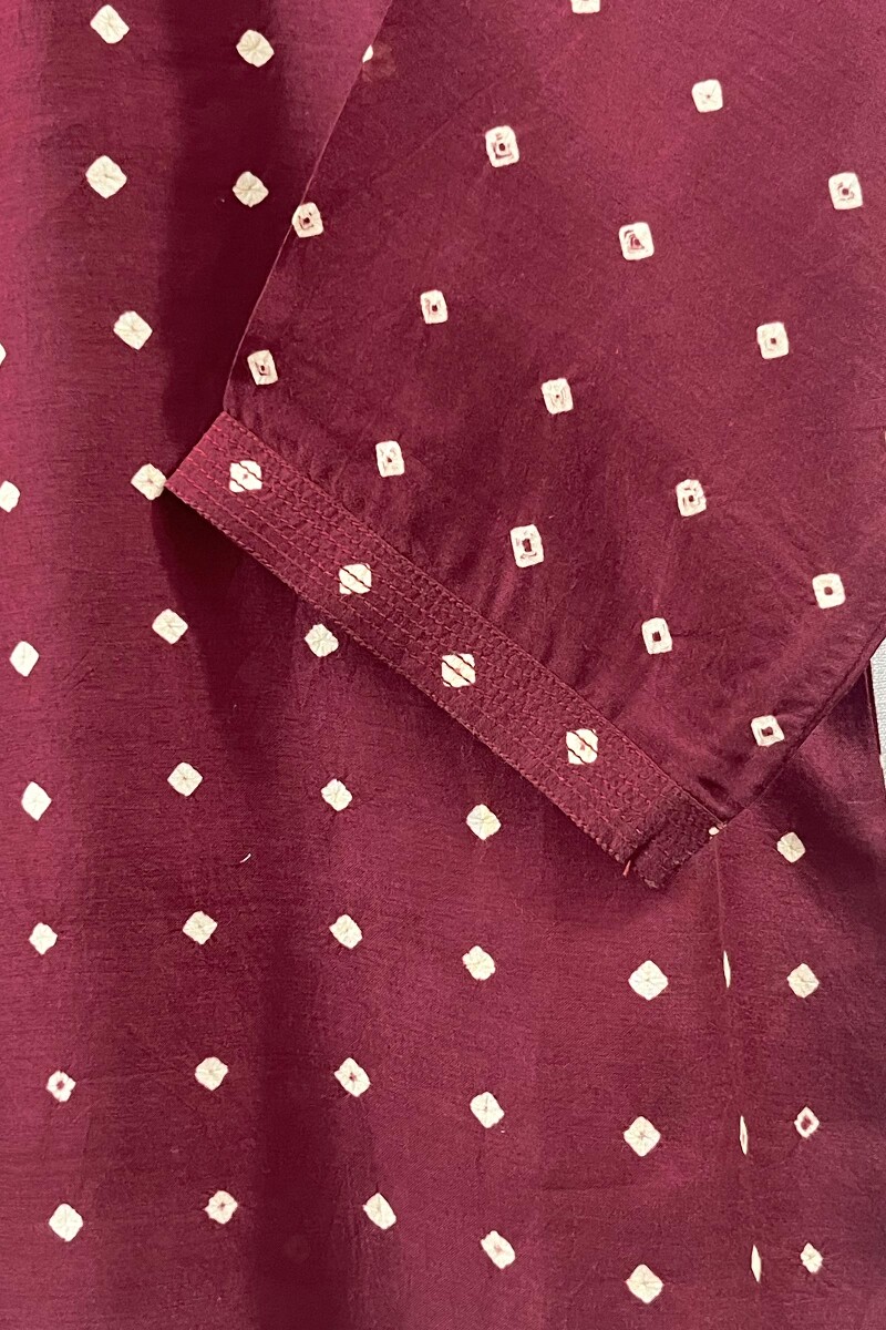 Bandhani Handcrafted Modal Top