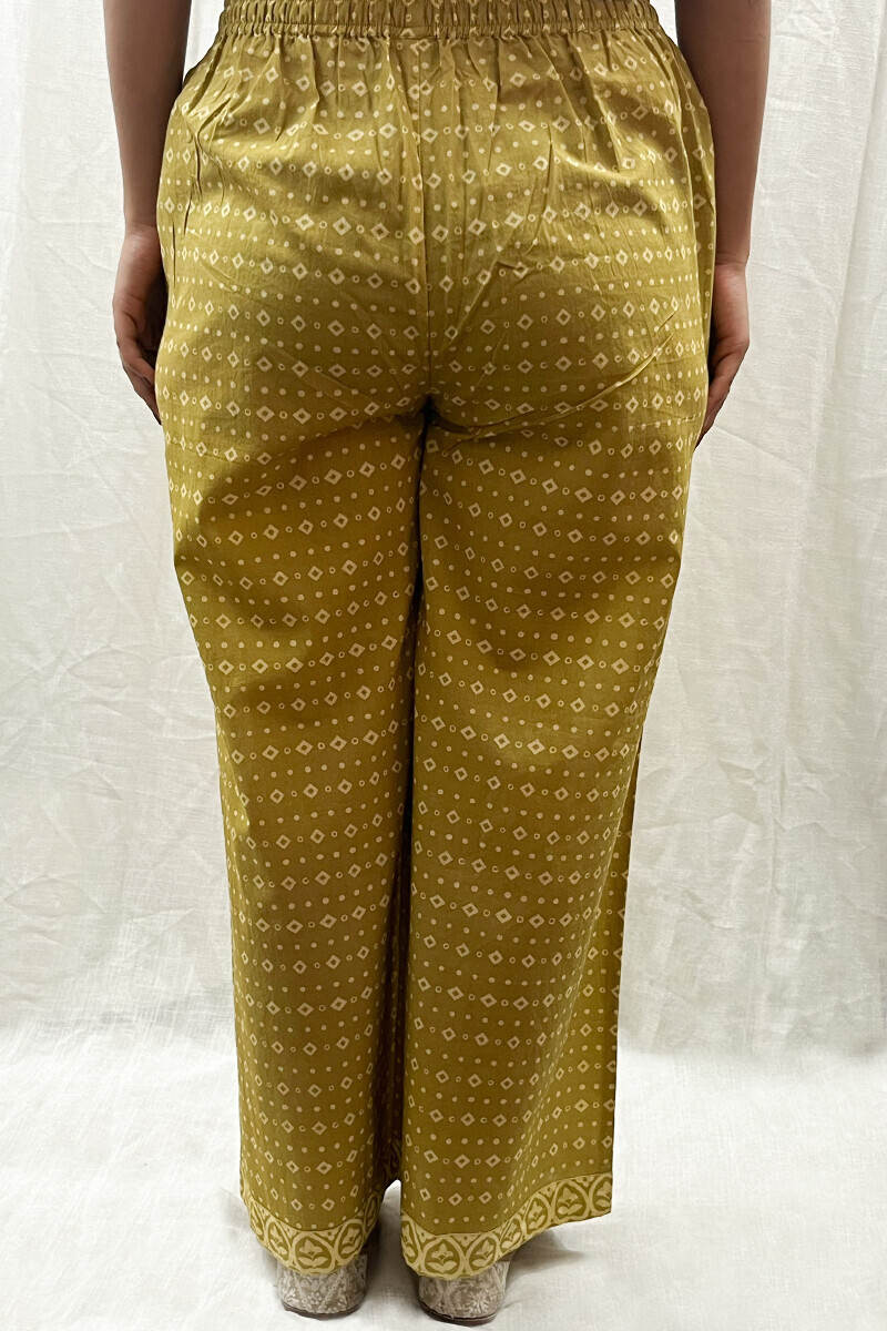 Green Printed Cotton Farsi