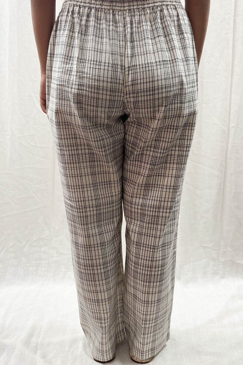 White Handcrafted Handloom Cotton Pants