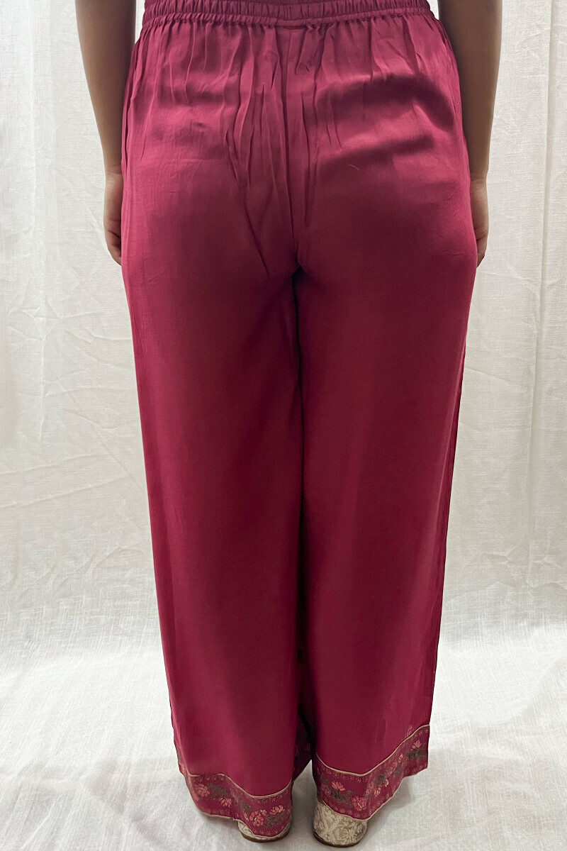 Maroon Handcrafted Modal Farsi