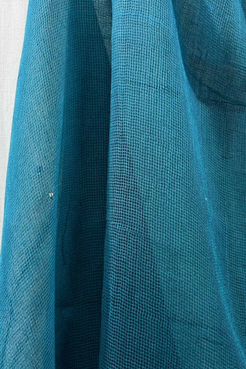 Blue Handcrafted Kota Dupatta