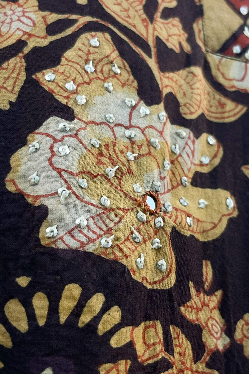 FG Specials: 1 of 1- Brown Hand Block-Printed Cotton Kurta